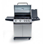 Gas barbecue for outdoor use SR 4 cooking zones with separate controls Model BBQ X4