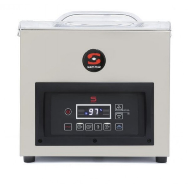 Vacuum machine ,  Sealing Bar 320 mm Model SE-310 Inox Busch pump da 10 m³/h. Total power: 370 W