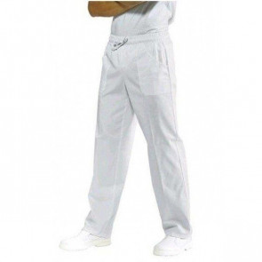 Trousers with laces IC 100% cotton White Available in different sizes Model 044600