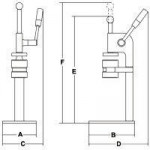 Ice cream press Model ICE SPAGHETTI MANUALE