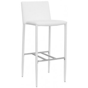 Indoor stool TESR Chromed metal frame Synthetic leather covering Model 1007-F600