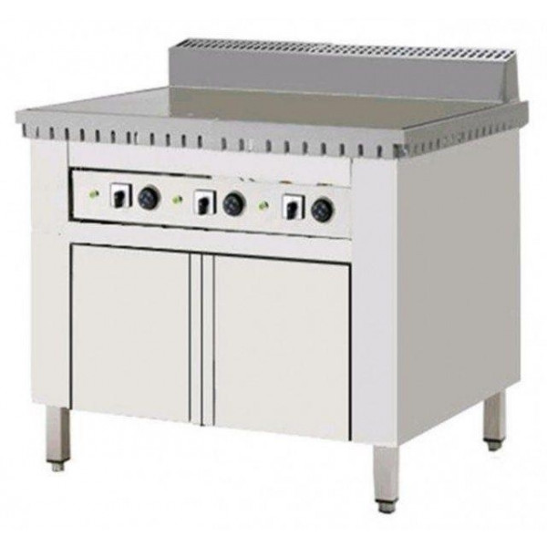 Electric piadina cooker PL Model CPE6 On compartment with flat iron doors capacity 6 piadine Iron plane