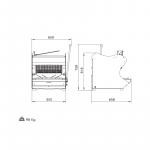 Manual Bread slicer countertop RL Model G42