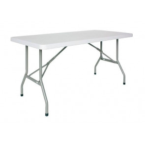 Indoor table TESR Powder coated metal frame Polyethylene top Model 945-Z183C