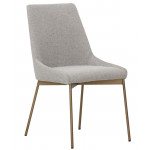 Indoor armchair TESR Powder coated metal frame, padded seat and backrest, fabric Model 470-GA2