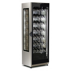 Stainless steel wine cooler UCQ Plexiglass shelves Model WINECLASSS