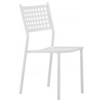 Stackable outdoor chair TESR Powder coated metal frame Model 1699-UE03