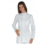 Woman Portofino blouse LONG SLEEVE 65% Polyester 35% Cotton WHITE in different sizes Model 002800