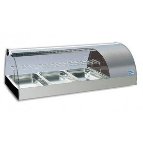 Refrigerated countertop display Model GRANSUSHI4GN for sushi Containers GN1/3 E GN/1/1