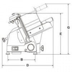 Gravity slicer Model MIRRA 220 A.I. C