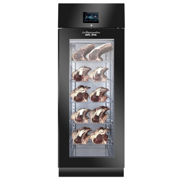 Seasoning meat cabinet Everlasting in black plastic coated steel Meat capacity 150 Kg Cheese/cold cuts capacity 100 Kg Model AC8308