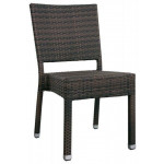 Stackable outdoor chair TESR Aluminum frame, polyethylene strap covering Model 498-l80801
