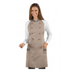Unisex ASSUAN apron 65% Polyester 35% Cotton Turtledove Colour+mud Model 037335