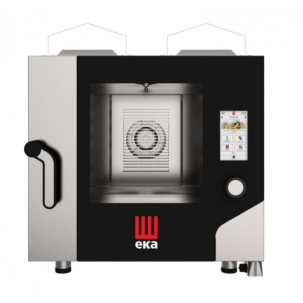 Gas combi convection oven with steam and TOUCH SCREEN controls Model MKF511GTS Capacity: N° 5 trays 1/1 G Electric power Kw 0,30 Thermal capacity Kw 9