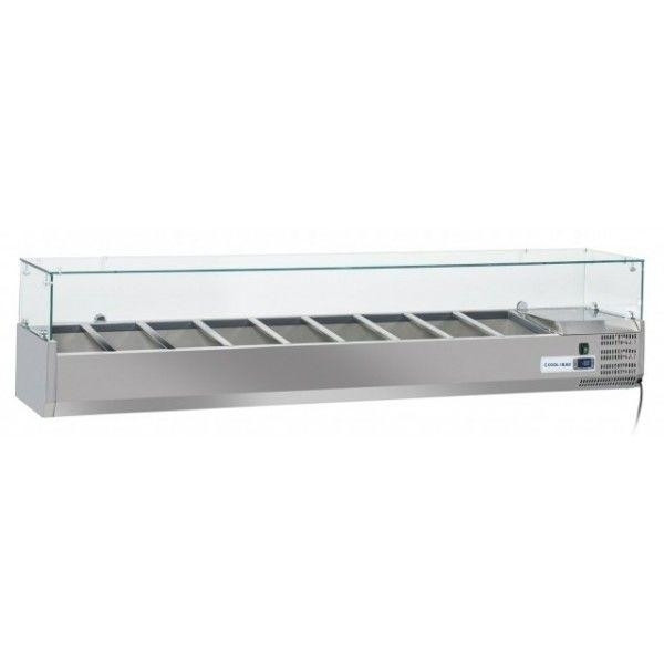 Refrigerated ingredients display case Model VRX20/38 stainless steel Compatible with containers 9 x GN 1/3