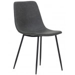 Indoor chair TESR Powder coated metal frame, synthetic leather shell. Model 1927-TD03