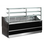 Refrigerated Food counter ideal fresh pastry, salami, dairy products and cold food Zoin Fixed tempered glass Model Orleans OC100PSSG Refrigeration Static with cell with built-in group