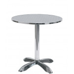Outdoor table TESR Aluminum frame, stainless steel top Model 092-MTA003A