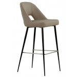 Indoor stool TESR Powder coated metal frame, fabric or synthetic leather Model 1617-TOP10 DIFFERENT COLOURS