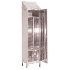 Changing room locker made of stainless steel 304 IXP N.1 COMPARTMENT N.1 hinged door Model 69401