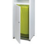 Container with door for waste - Waste bin MDL Model MINI MEC epoxy coating