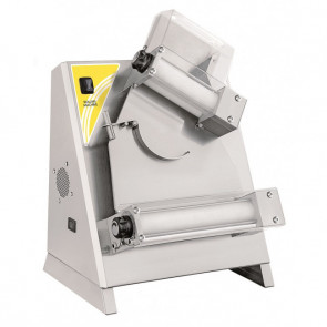 Pizza dough roller with two pairs of rollers (inclined upper rollers ) PF  Model SIGMA 420 Dough weight 210/700 Pizza size cm.26/4
