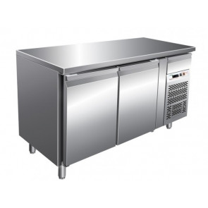 Refrigerated gastronomy counter two doors Model G-GN2100TN GN1/1 ventilated