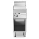 Gas fry top chromed smooth plate MDLR Open cabinet Model F7040FTGCLA