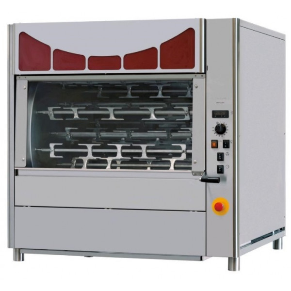 Electric planetary rotisserie ENG Capacity n. 60/75 chickens N.10 stainless steel tubular spits 12x12 mm Model GER10