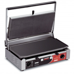 Electric panini grill Model PDC cast iron Double with Smooth-Striped surface Power watt 3000