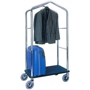Luggage trolley and clothes rack Model PV4056 chromeplated steel tube