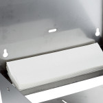 Hand towel dispenser  (200 sheets) BRIGHT AISI 304 STAINLESS STEEL C or Z folded  MDL - Model BRINOX 105012