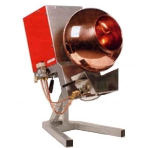 Praline mixer SG Model 350MPB  Load capacity 8 Kg Heating by GAS burner