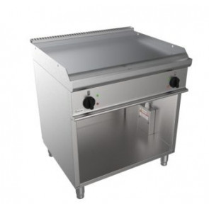 Electric fry top CI Model RisFry037 2 Cooking zones SMOOTH PLATE Power kW 10,8