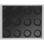 Aluminum pan for omelettes Gastronorm 2/1 Model TF21020
