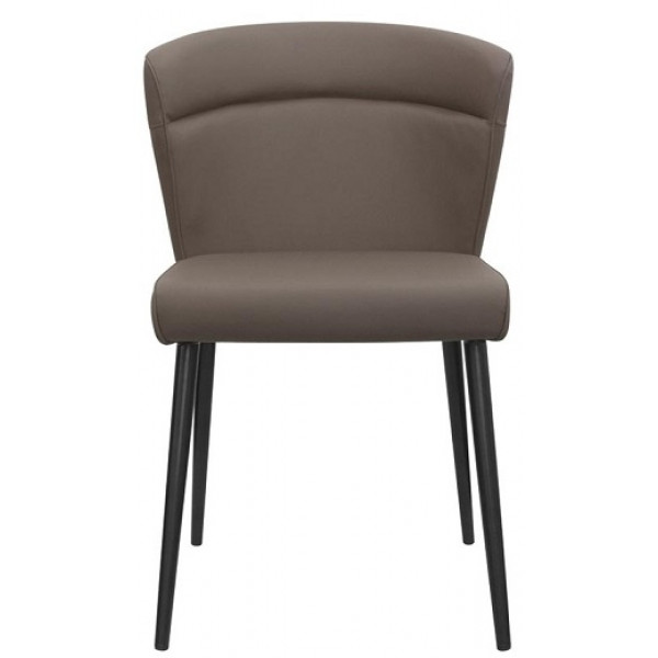 Indoor armchair TESR Metal frame, seat and backrest in fabric or synthetic leather Model 1439-C50P