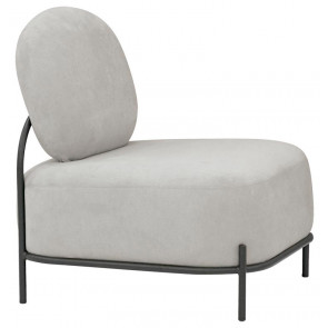 Indoor armchair TESR Powder coated metal frame, fabric covering. Model 1605-06P