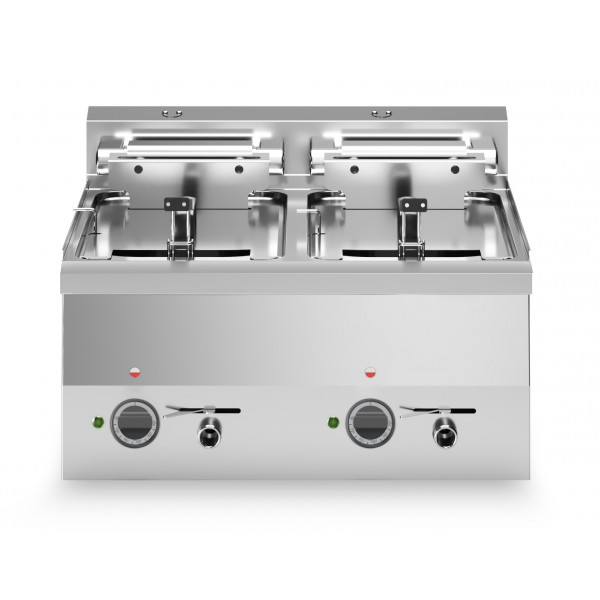 Electric fryer 2 tanks MDLR Model F6060FRES2V10T