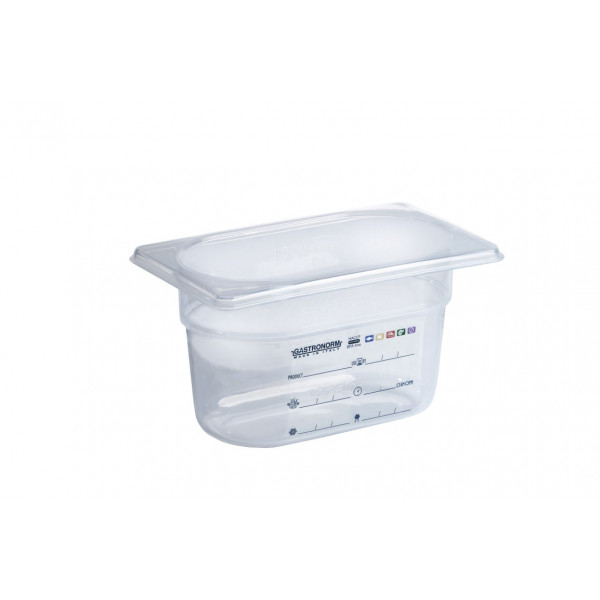 Polypropylene gastronorm container IML HACCP 1/9 Model PPIML19100