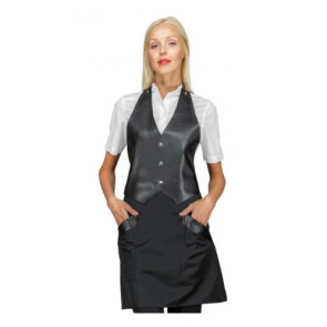 Unisex DAKOTA apron 65% Polyester 35% Cotton Black Colour Model 037501
