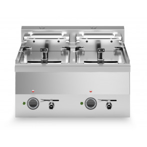 Electric fryer 2 tanks MDLR Model F6060FRES2V10T