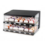 Double large heated display for hamburger Model CBINL