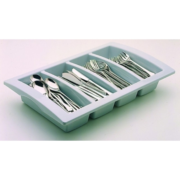 Cutlery tray in polyethylene. Size cm. L 53 x P 32,5 x 10 h Model 1128-0