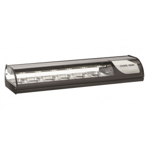 Refrigerated countertop Sushi display Model RS60 Capacity: 6xGN1/3
