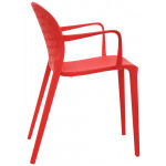 Stackable outdoor chair TESR Polypropylene frame with fiberglass Model 1502-9E