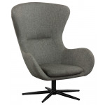 Indoor armchair TESR Powder coated metal frame, fabric covering Model 050-DA2