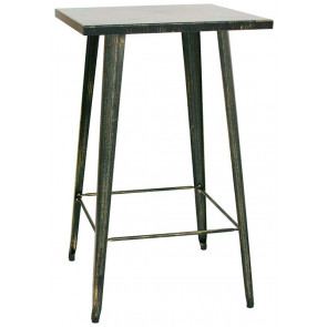 Indoor table TESR Metal frame, brush painting, antique look Model 1268-GT28