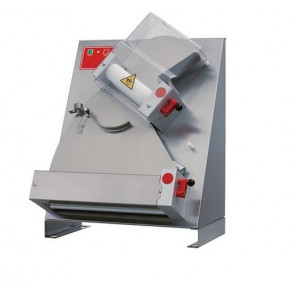 Pizza dough roller with two pairs of rollers (inclined upper rollers) Model RM42A