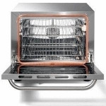 Convection oven Model ALISEO 2/3 Plus Stainless steel external and internal structure watt 3200 Shelves number 4