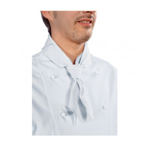 White triangle neck tie IC 65% Polyester 35% Cotton Model 089000